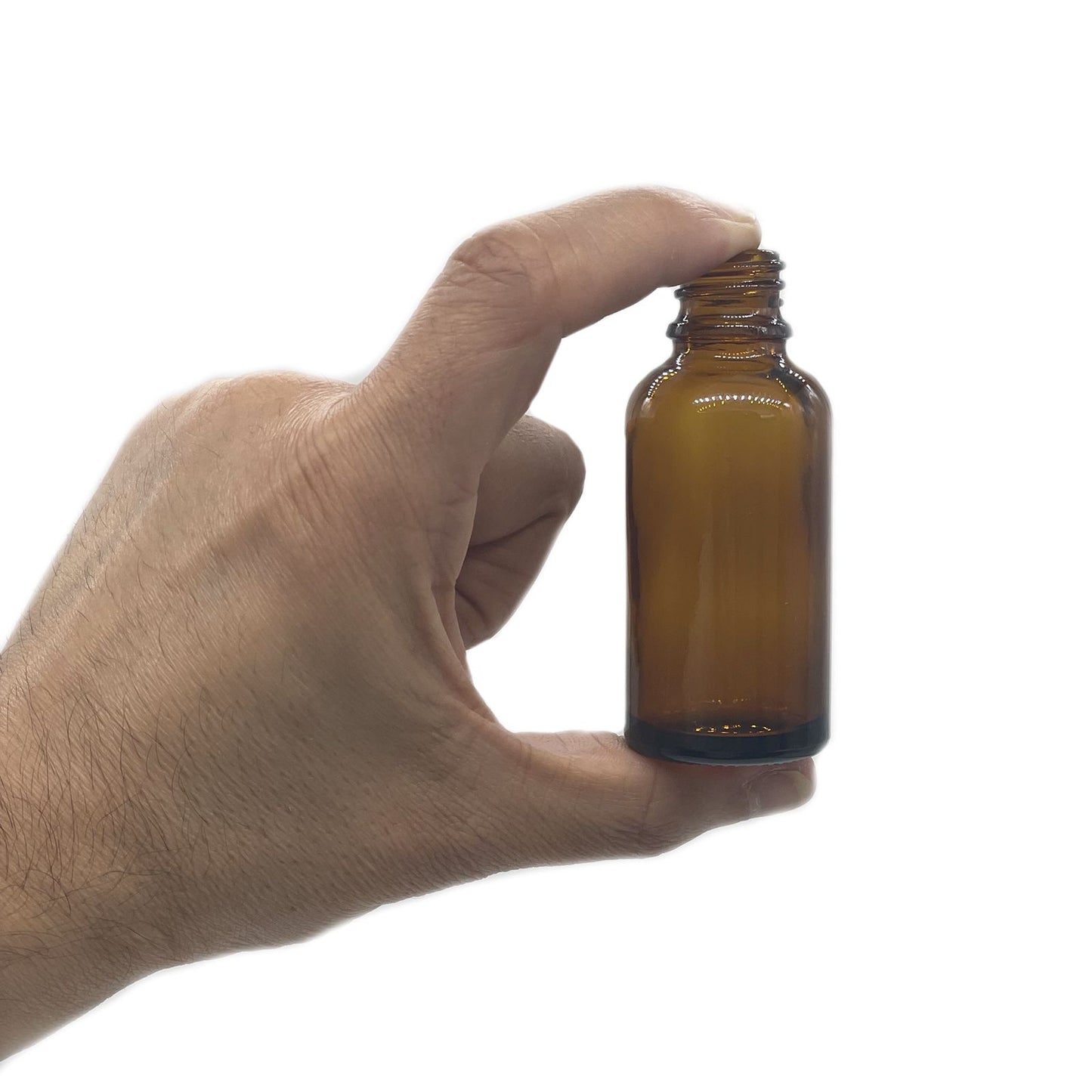 Bernsteinfarbene Glasflasche 30 ml - Für ätherische Öle & Duftkompositionen