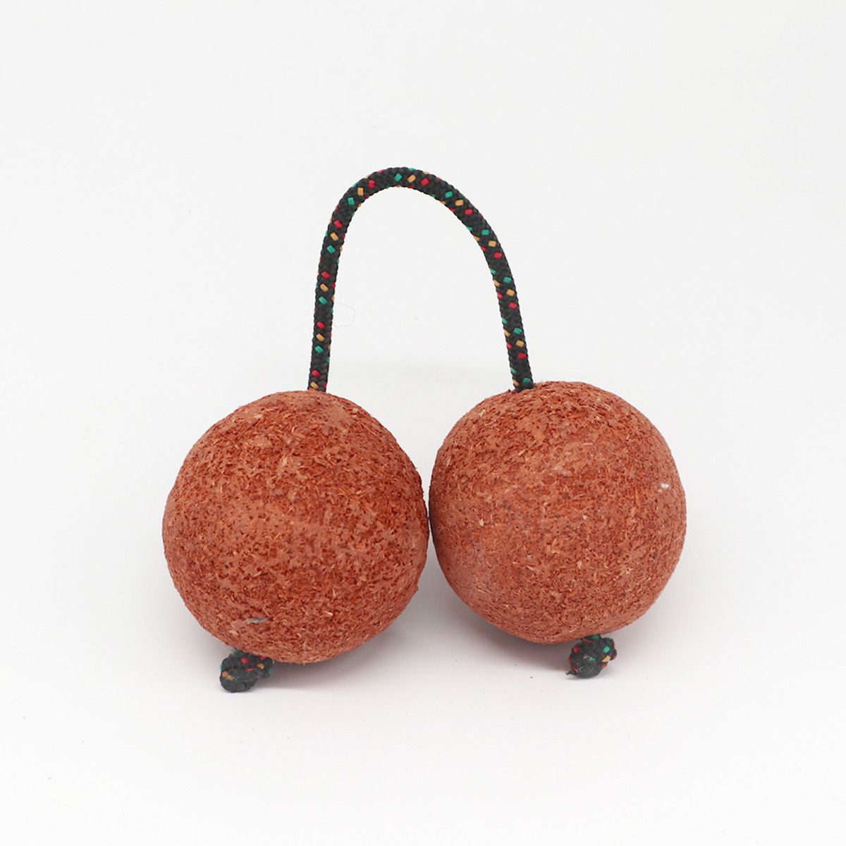 Beach Shaker aus Suar-Holz - Handgeschnitztes Klangobjekt 26 cm