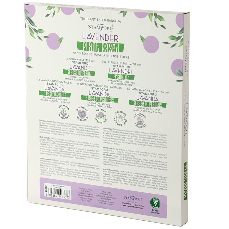 Masala-Räucherstäbchen Lavendel – Handgerollt für natürliche Entspannung
