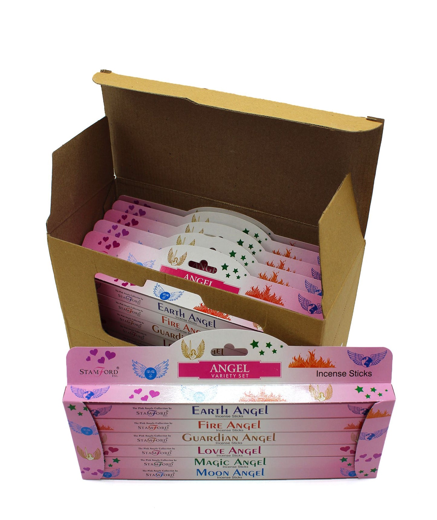 Stamford Engelsduft Geschenkset - 6 edle Räucherstäbchen Düfte