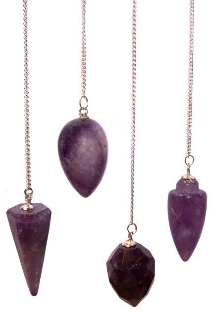 Amethyst Pendel mit Silberkette – Handgefertigt für spirituelle Praxis