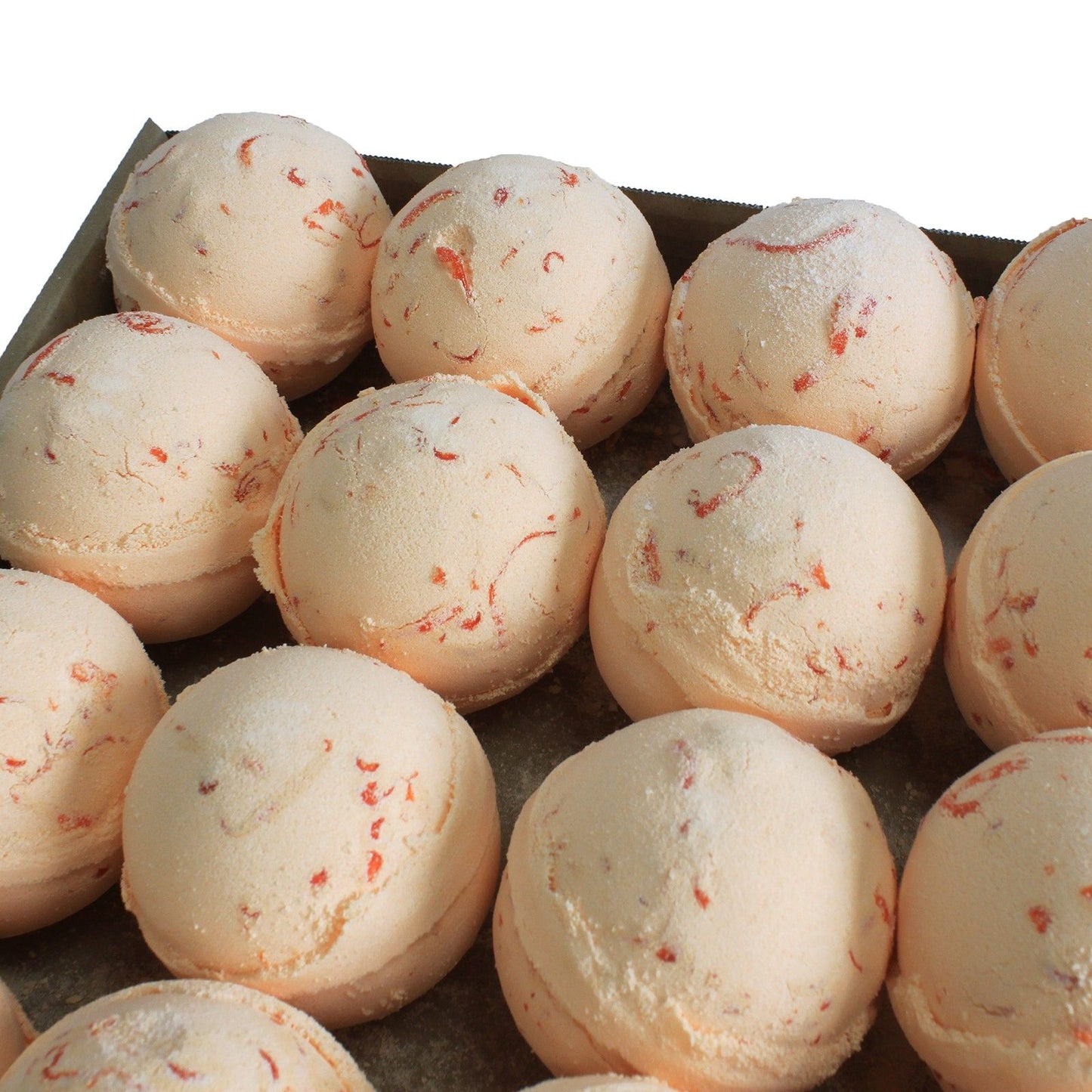 Tropische Papaya Badebombe mit Kokosbutter – 180g Wellness-Sphäre