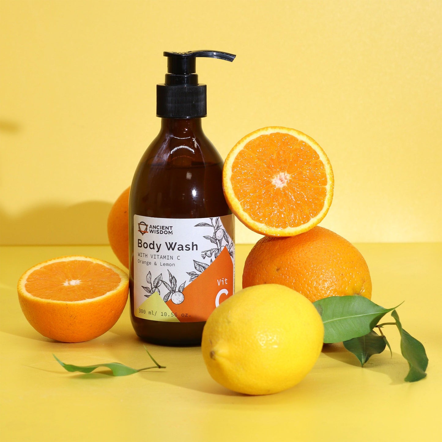 Belebendes Vitamin C Duschgel mit Orangen- & Zitronen-Aroma
