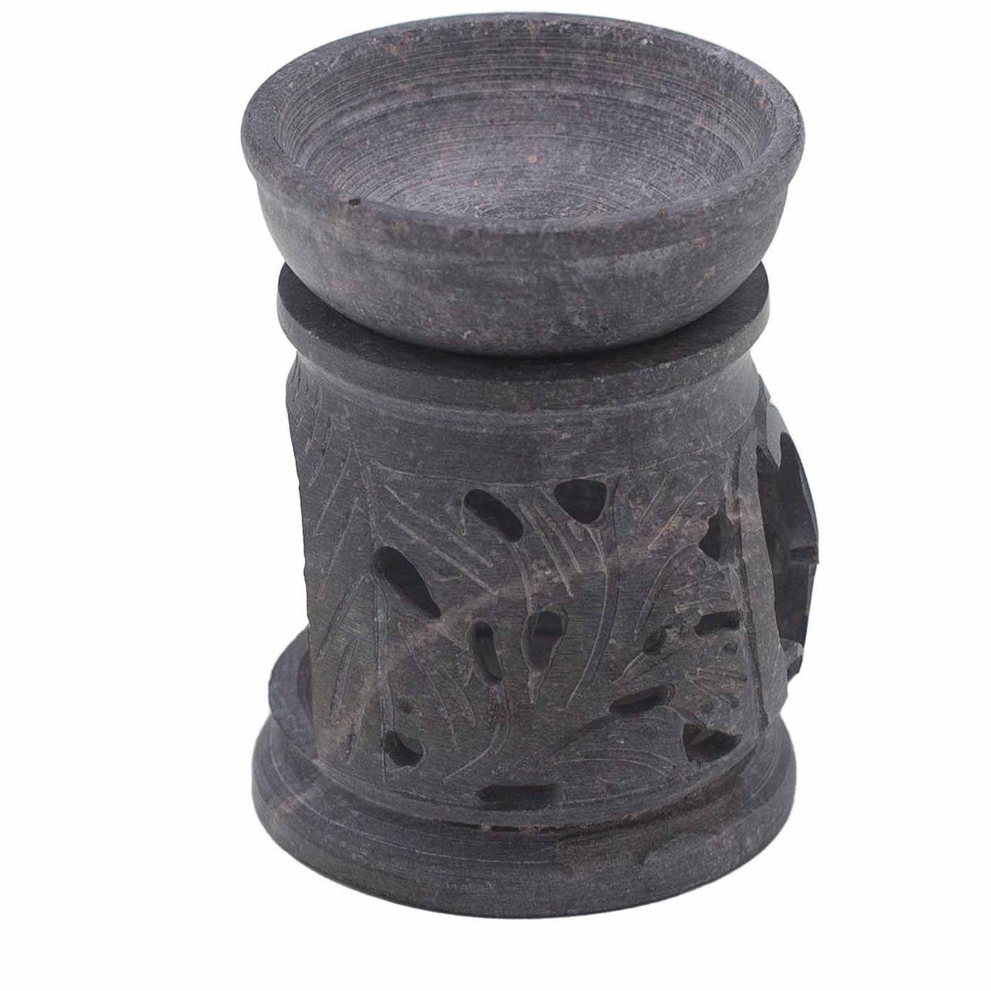Serenity Om Duftbrenner aus Speckstein – 8 cm