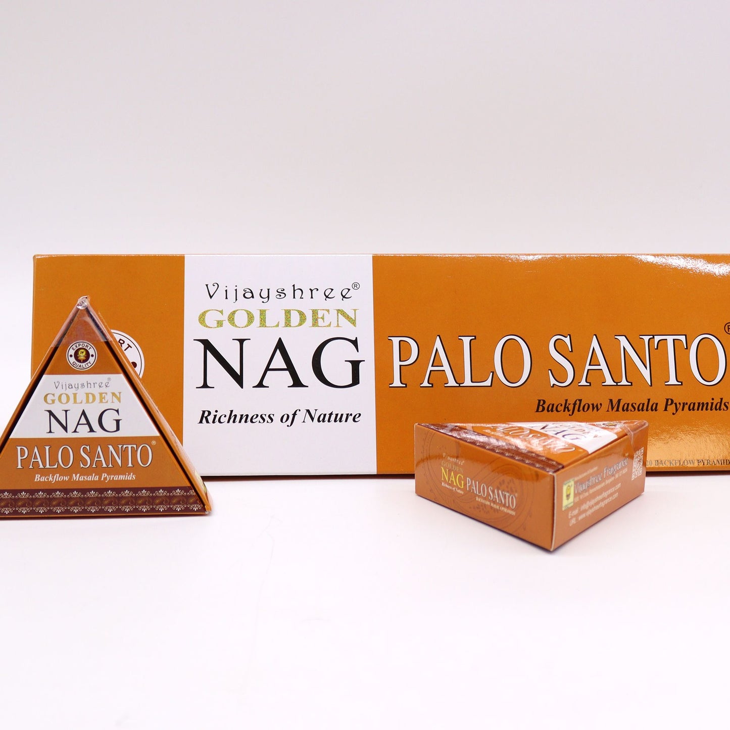 Palo Santo Jumbo Räucherkegel mit Rückfluss-Effekt (10 Stück)