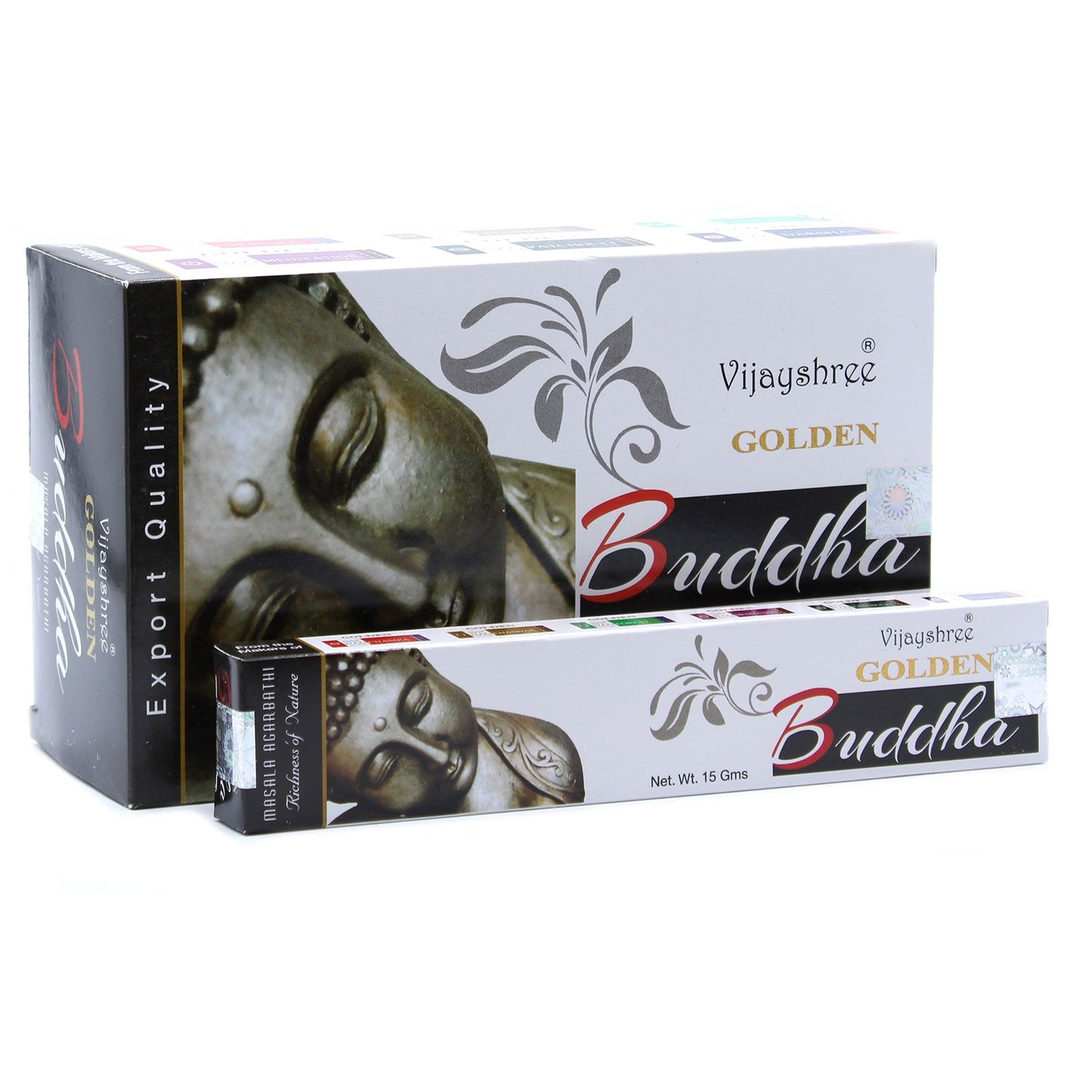 Golden Buddha Räucherstäbchen – 15g Premium-Box für innere Ruhe