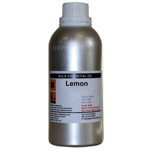 Ätherisches Öl Zitronenschale, 500ml – Frische aus Italien durch Kaltpressung