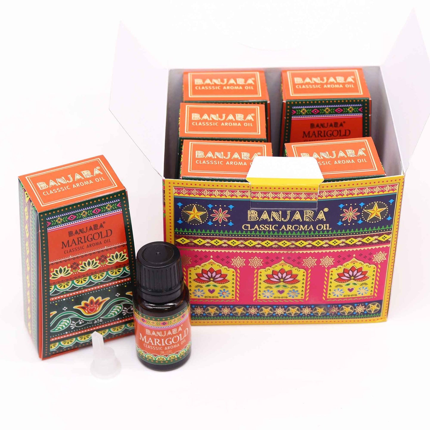Banjara Duftöl Marigold - 10ml reines ätherisches Öl aus Indien