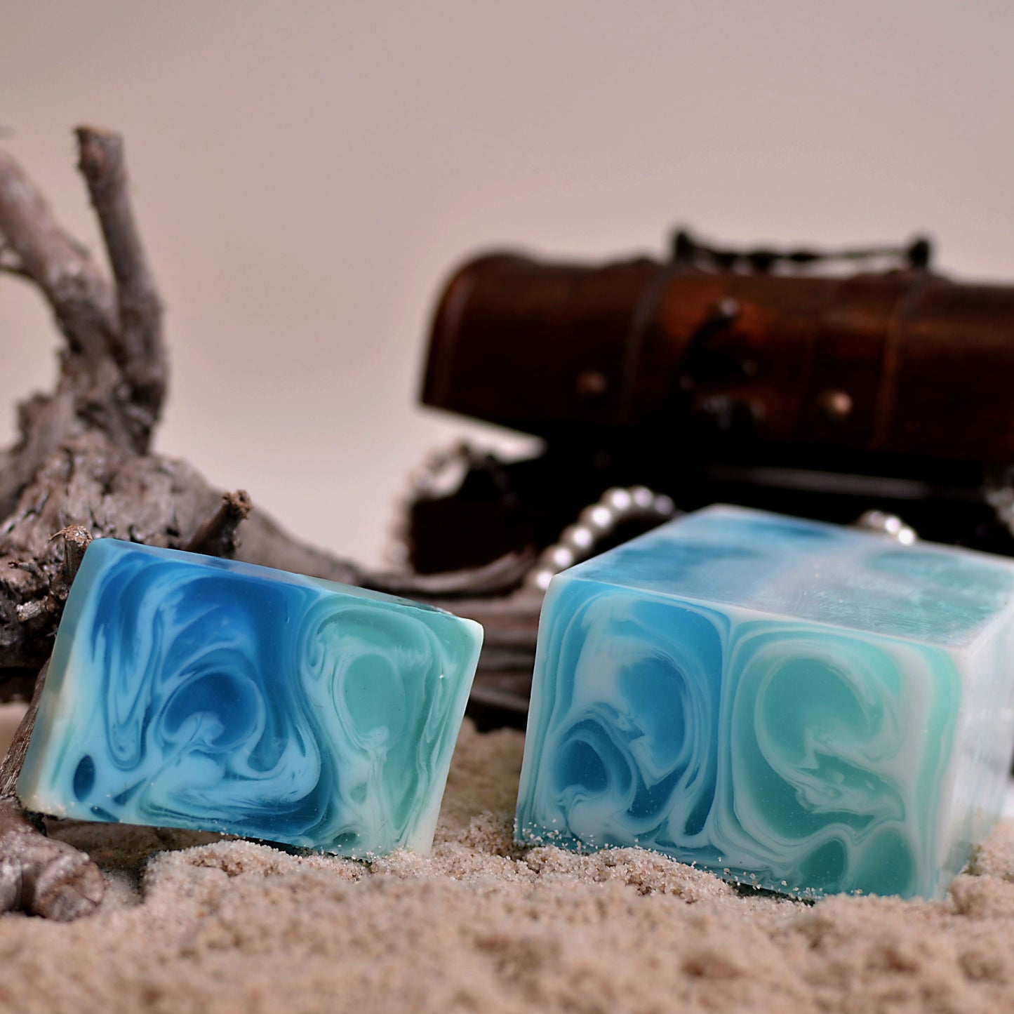 Marine Fresh – Handgeschnittene Naturseife mit Meeresduft (ca. 115g)