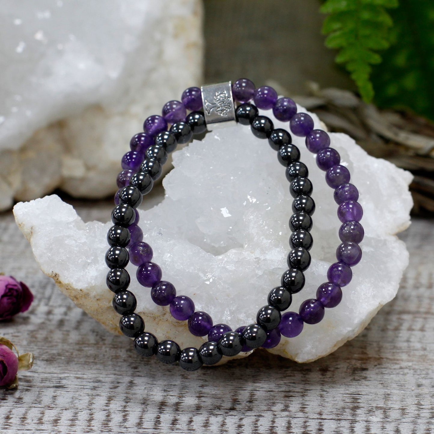 Magnetarmband mit Amethyst – Natürlicher Edelstein für Balance & Stil
