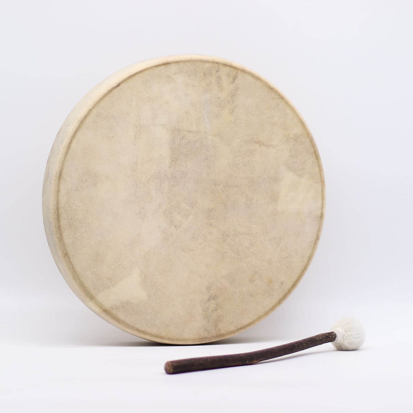 Schamanentrommel 'Geist des Bären' – Handbemalt & stimmbar, 40 cm, mit Schlägel