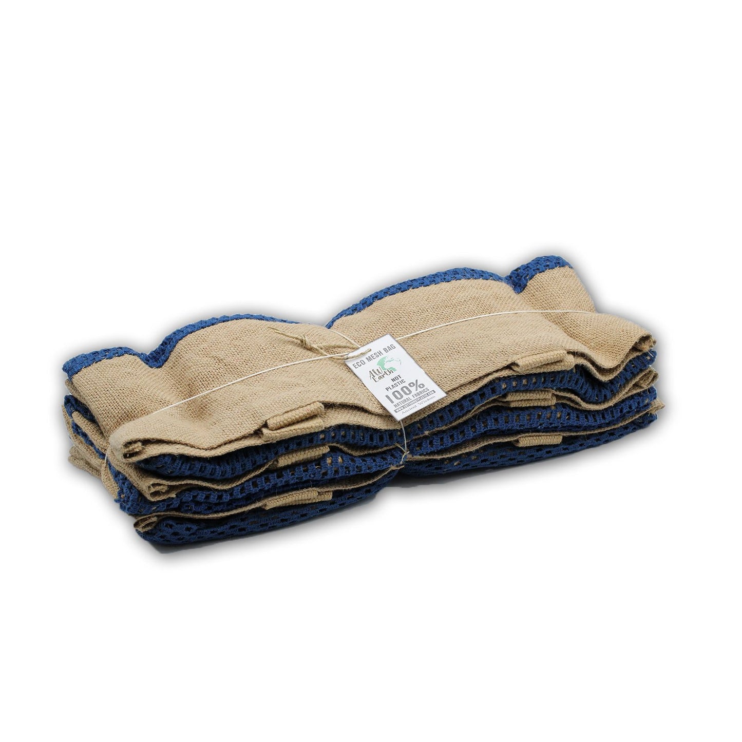 Mesh-Tasche Denim – Leichte Jute- und Baumwolltasche für den Alltag