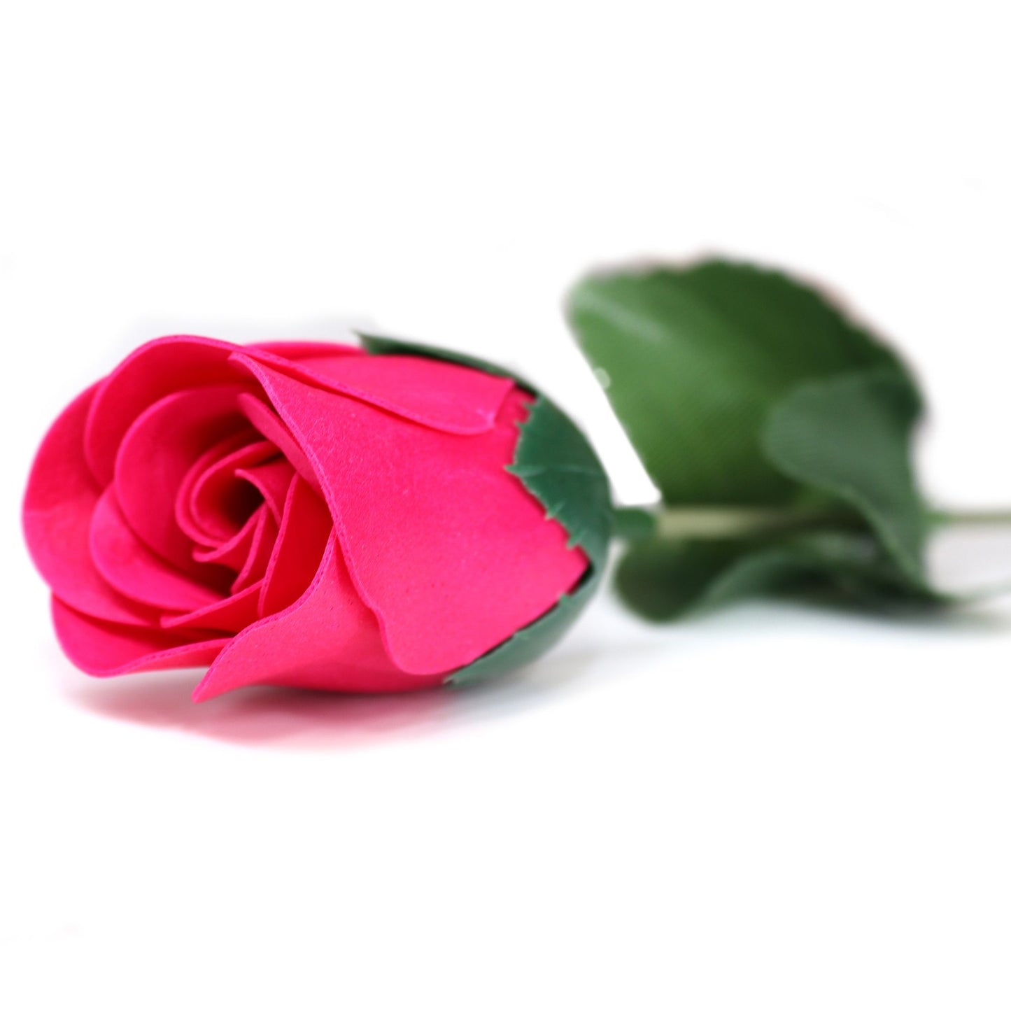 Glycerin-Seifenrose 'Kleine Rote Rose' – Kunstvolle Blumenseife zum Verschenken