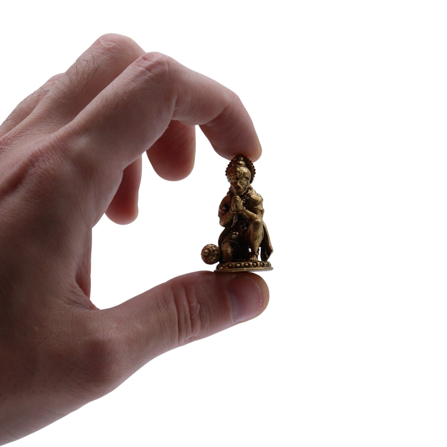 Hanuman Figur aus Messing – Handgefertigte Miniatur für Andacht & Zuhause