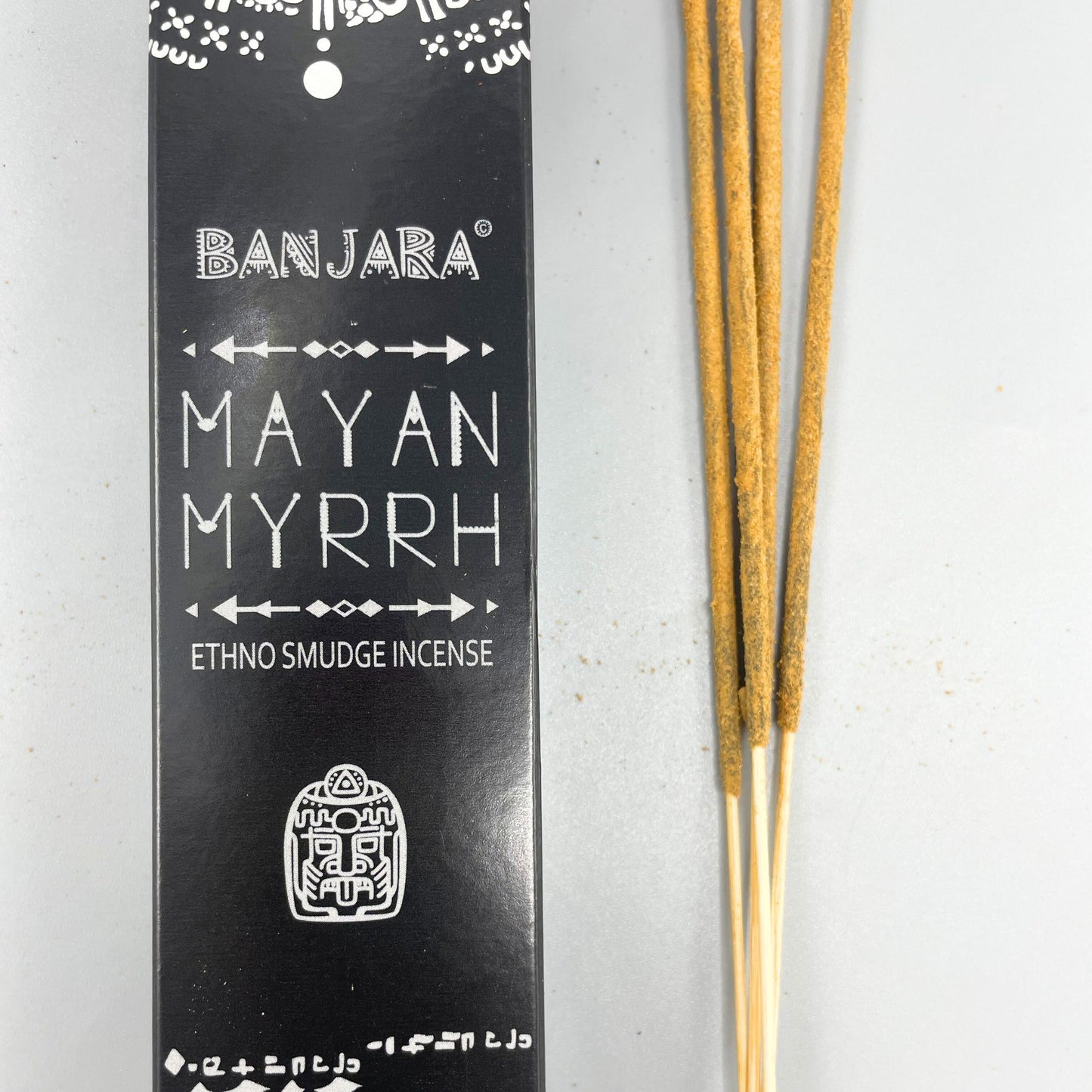Tribal Räucherstäbchen Maya Myrrhe von Banjara – 10 Stück