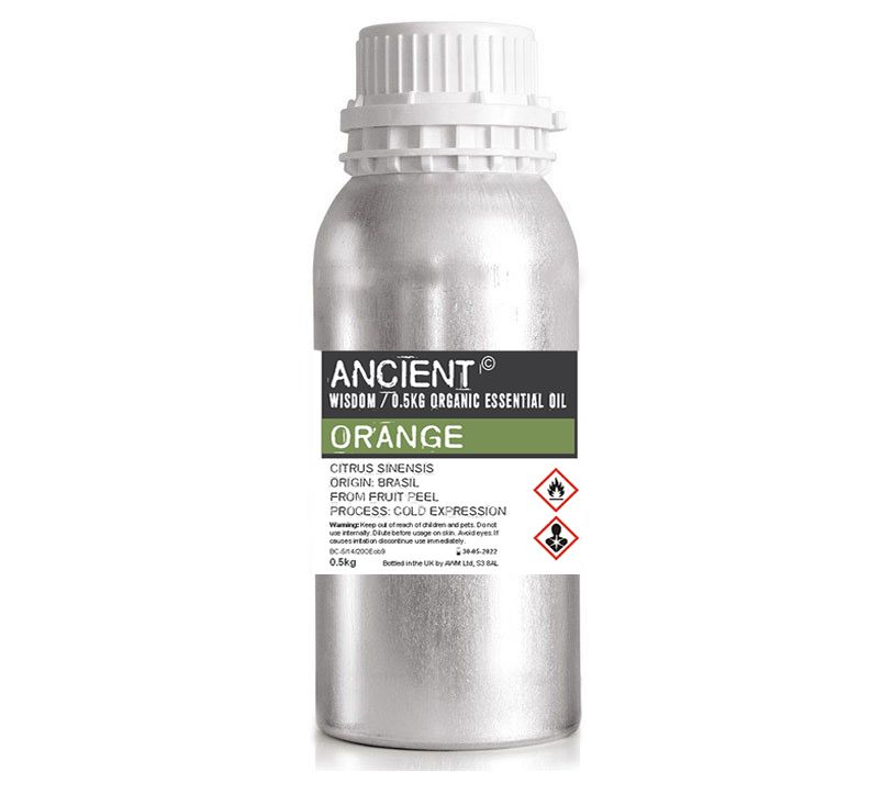 Naturreines Bio-Orangenöl 500ml – Kaltgepresst & 100% rein
