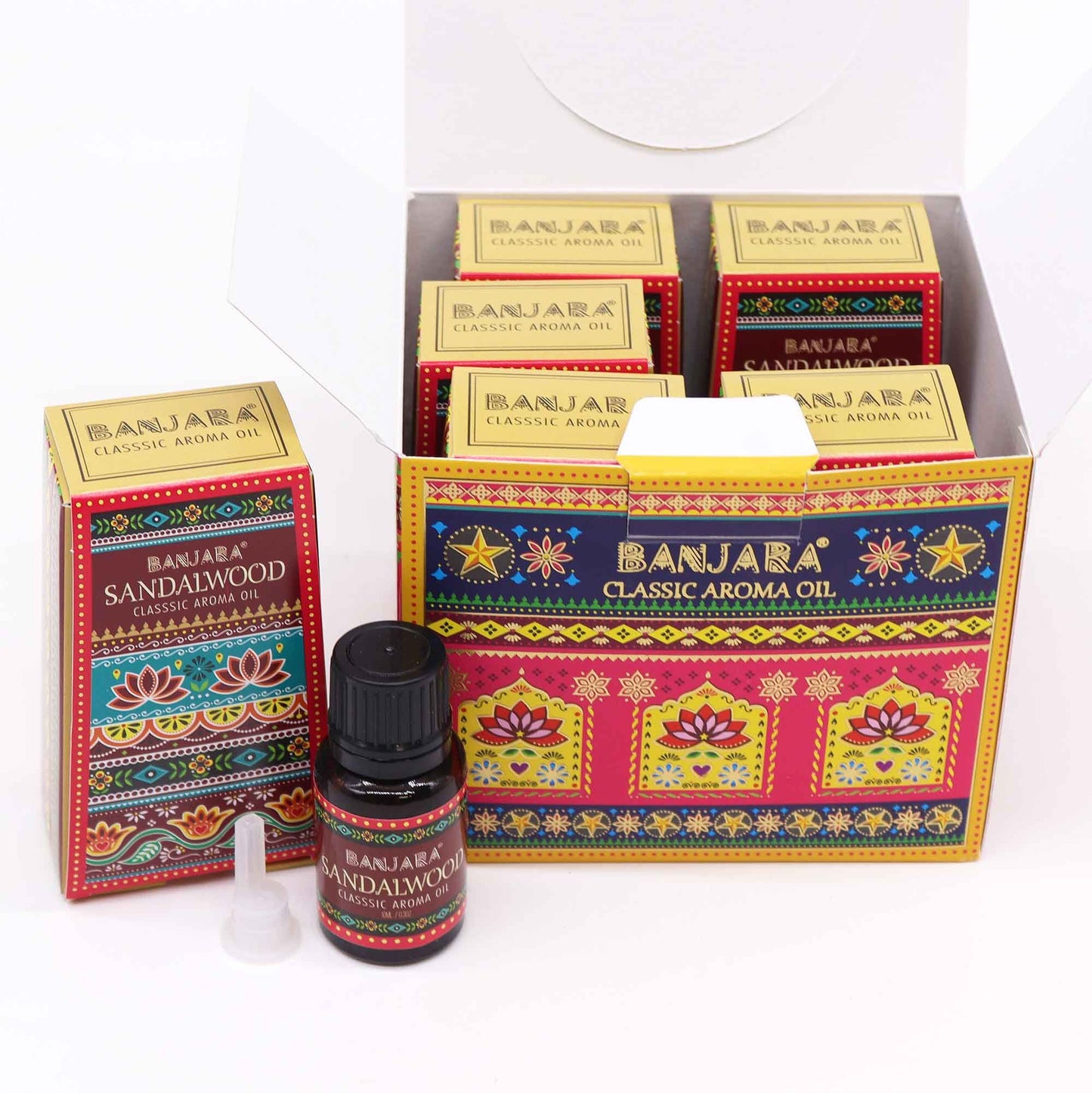 Banjara Sandelholz Duftöl 10ml – Warmes, holziges Aroma aus Indien