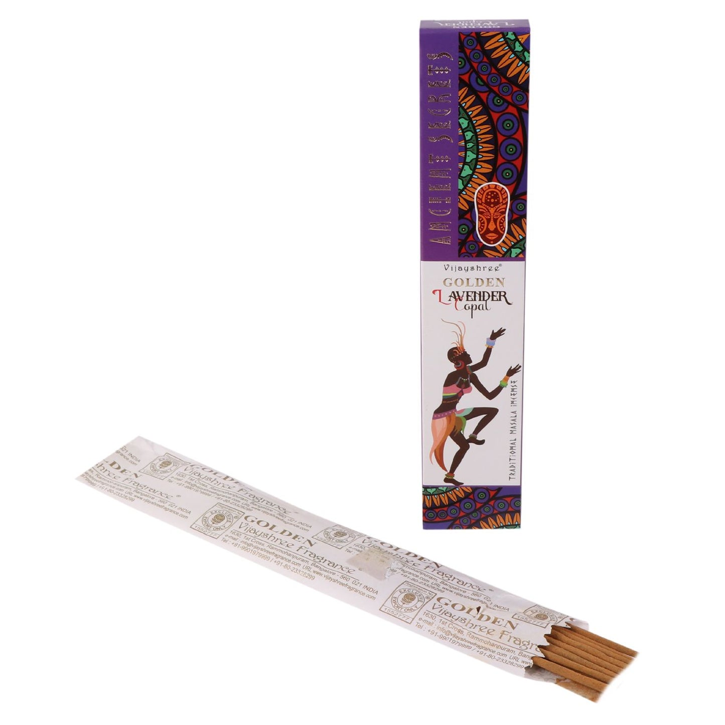 Räuchermischung Goldener Copal & Lavendel – 15g für Harmonie & Entspannung