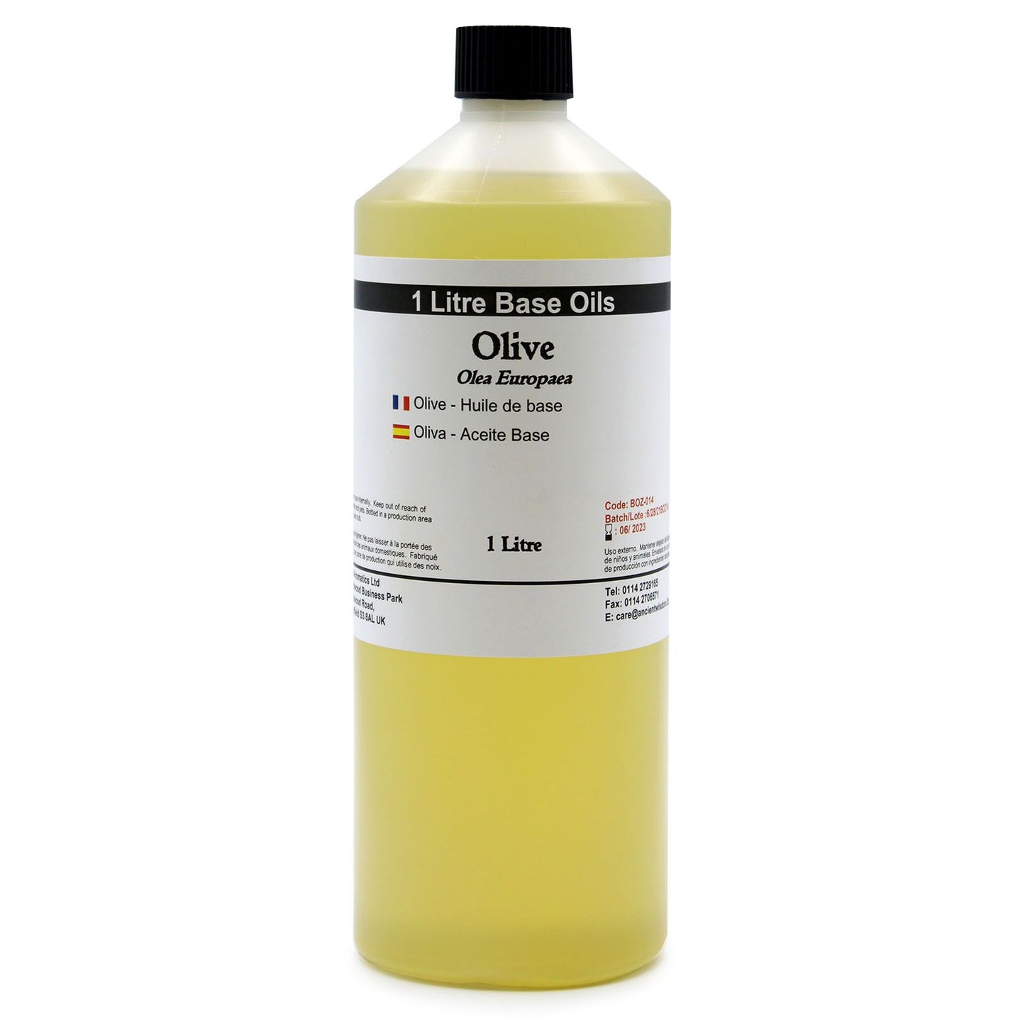 Reines Olivenöl Basisöl (1 Liter) – Natürliches Trägeröl für Haut & Haare
