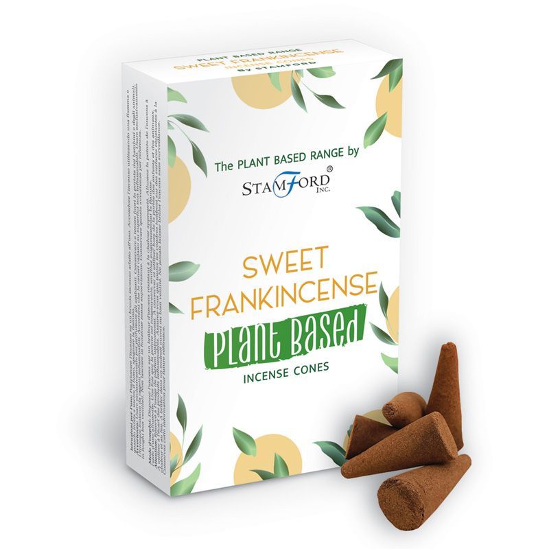 Stamford Premium Räucherkegel Sweet Frankincense – 12 Stück, pflanzlich