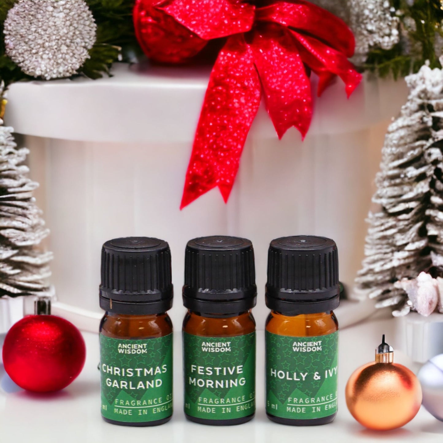 Duftöl-Set 'Heilige Weihnachtsdüfte' – 12 festliche Aromen in Premium-Box
