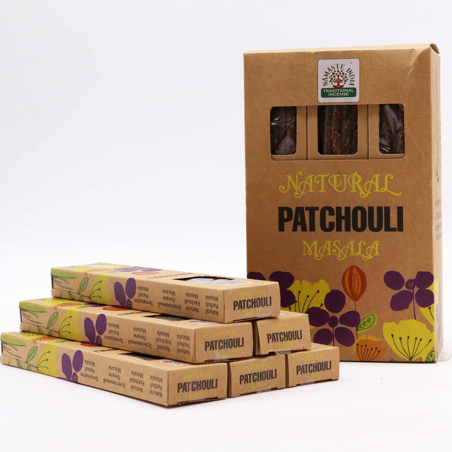 Masala Räucherstäbchen Patchouli - 11 Stück im Set