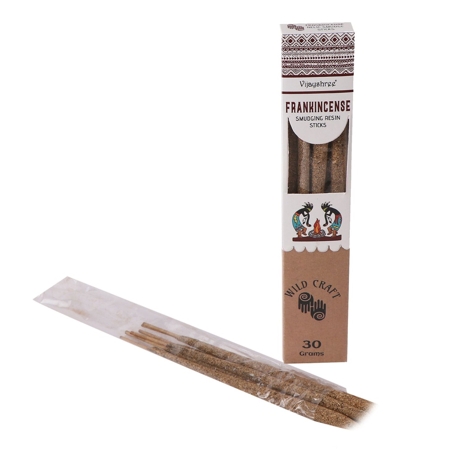 Gold-Weihrauch Räucherstäbchen Set – 6 Stück aus reinem Harz