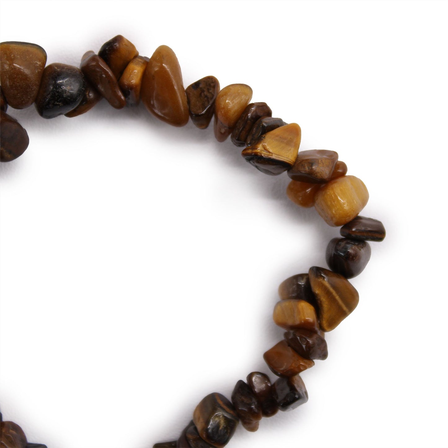 Dehnbares Tigerauge-Armband mit Splittersteinen – Energie & Stil