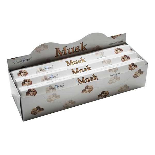 Mystischer Moschus Räucherstäbchen – 120 Stück handgerollte Premium-Duftstäbchen