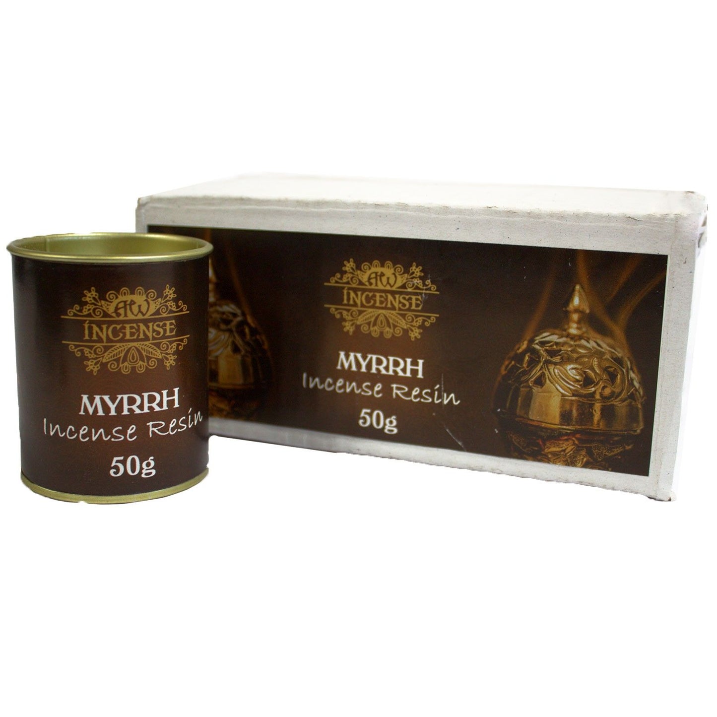 Reines Myrrhe-Räucherharz – 50g im Metalldöschen
