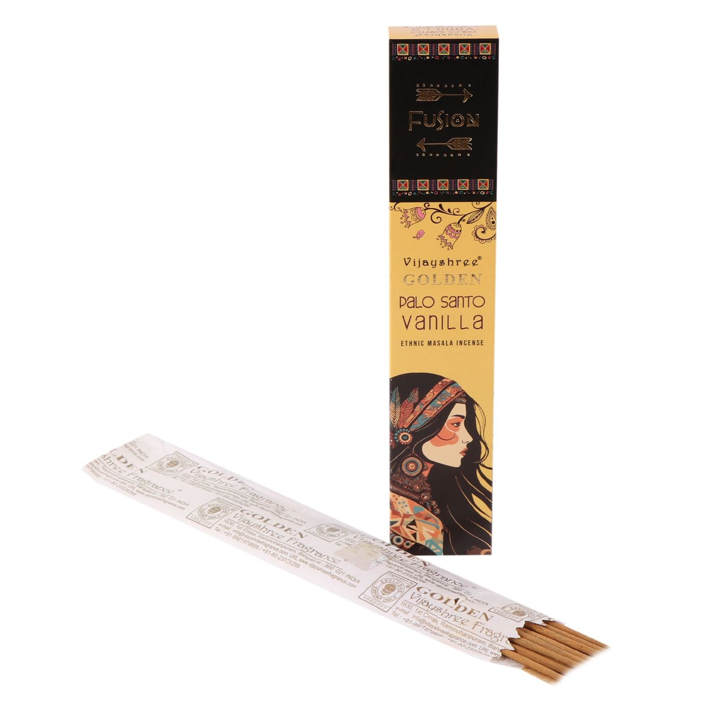 Räuchermischung Goldener Palo Santo mit Vanille – 15g