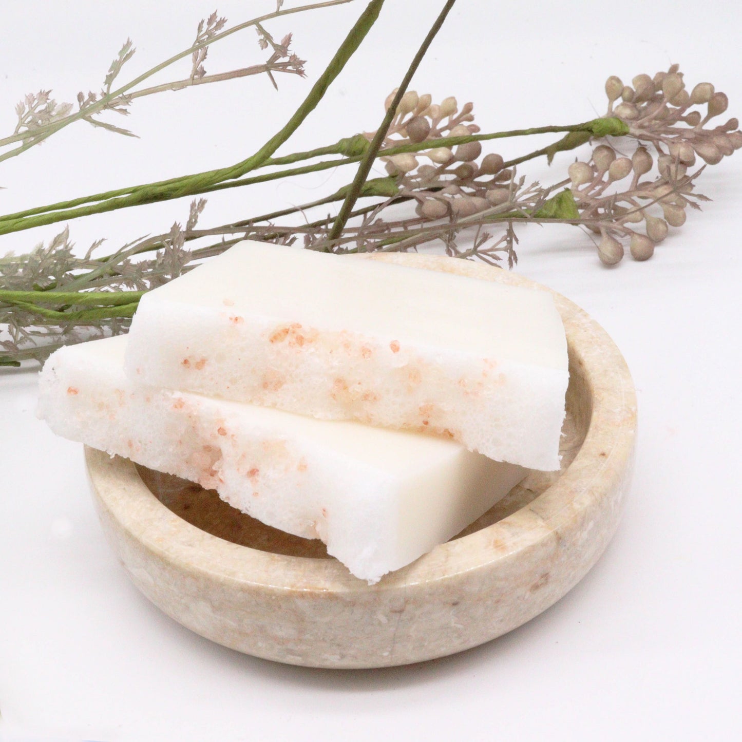 Naturseife mit Himalaya-Salz & Champagner-Essenz – Handgefertigte Luxuspflege