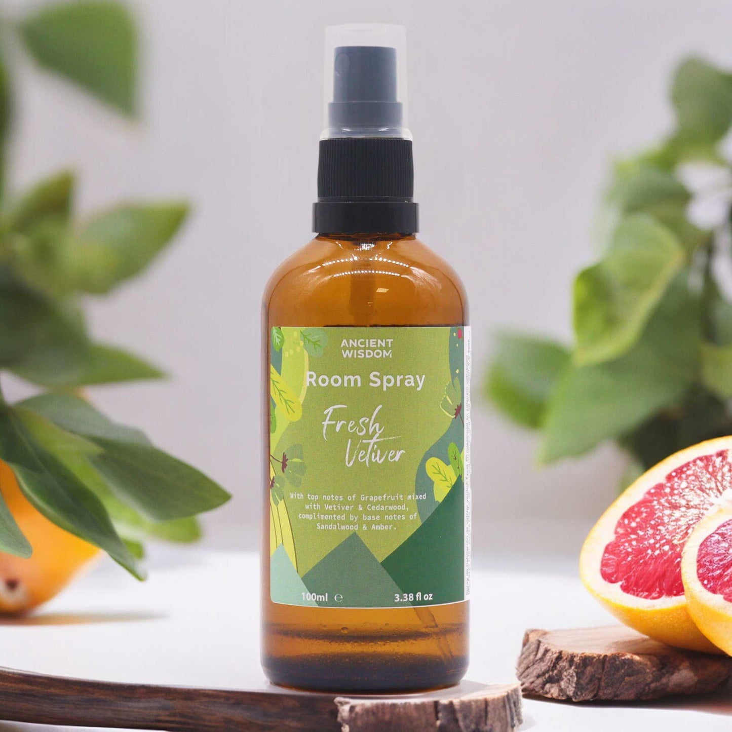 Raumspray Frischer Vetiver 100ml – Sommerliche Frische mit ätherischen Ölen