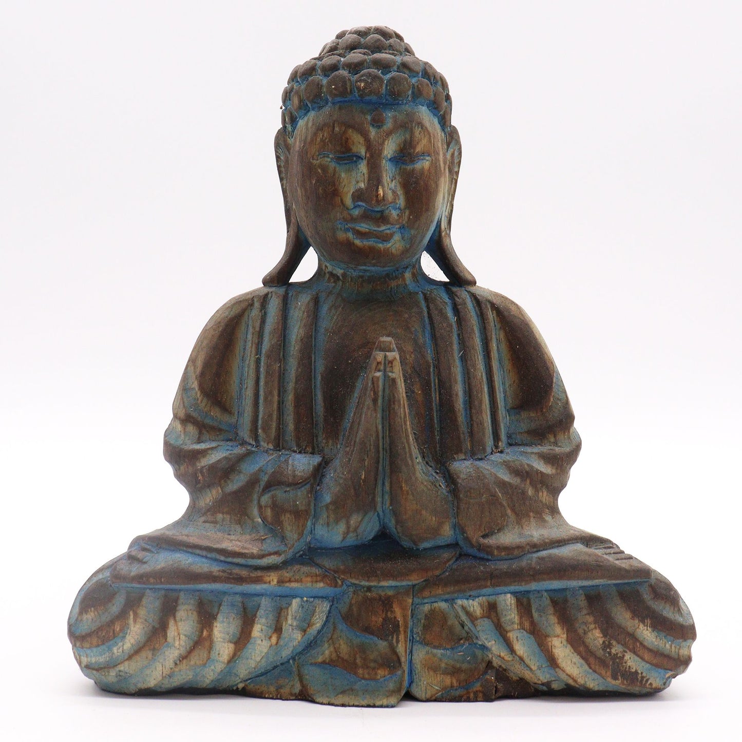 Feng Shui Set 'Harmonie-Mandala' mit Buddha-Figuren in Blau