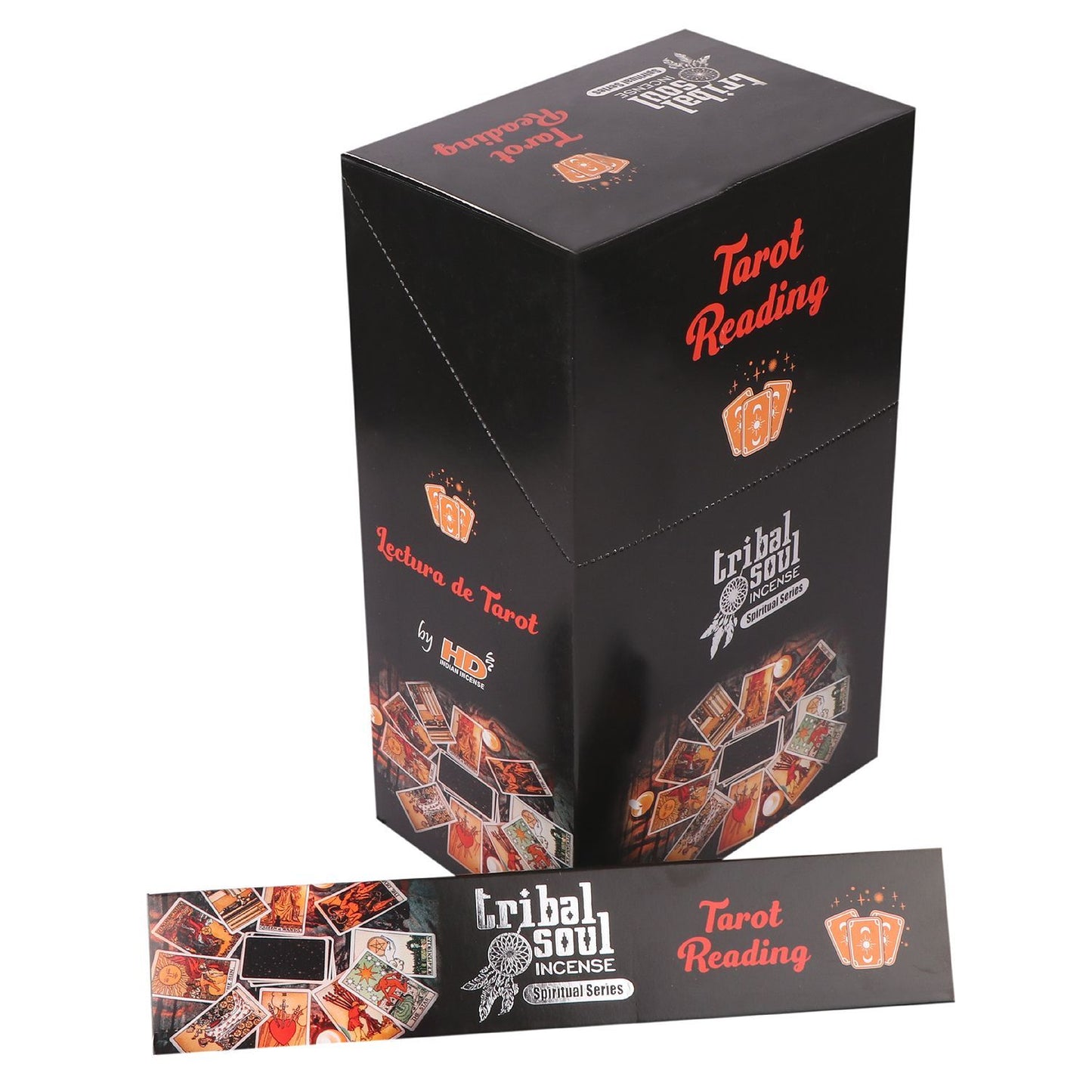 Tribal Soul Räucherstäbchen-Set mit Keramikhalter – Für Tarot & spirituelle Reinigung