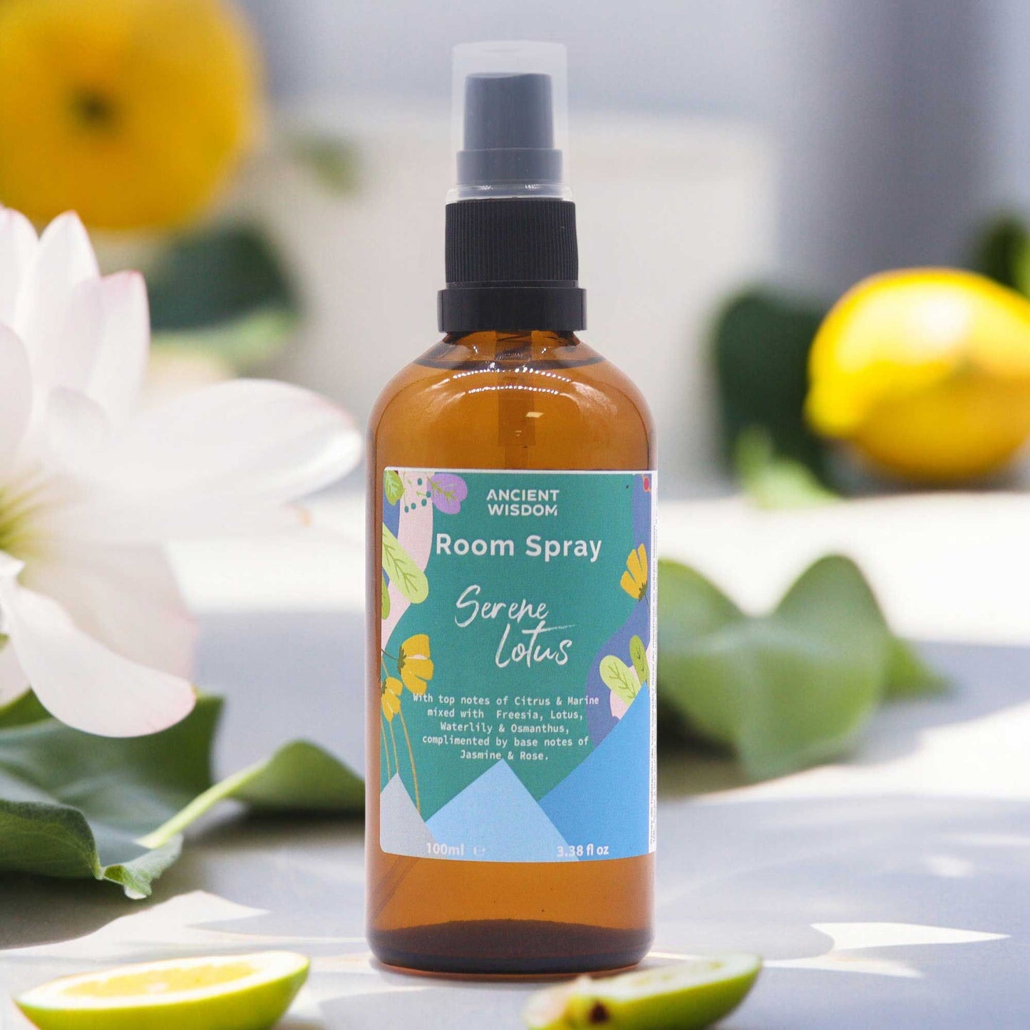 Raumspray Serene Lotus 100ml | Natürlicher Duft für Ruhe & Entspannung