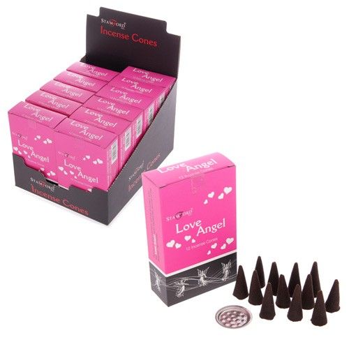 Duftkegel 'Rote Rose' – 12 handgefertigte Räucherkegel für sinnliche Romantik