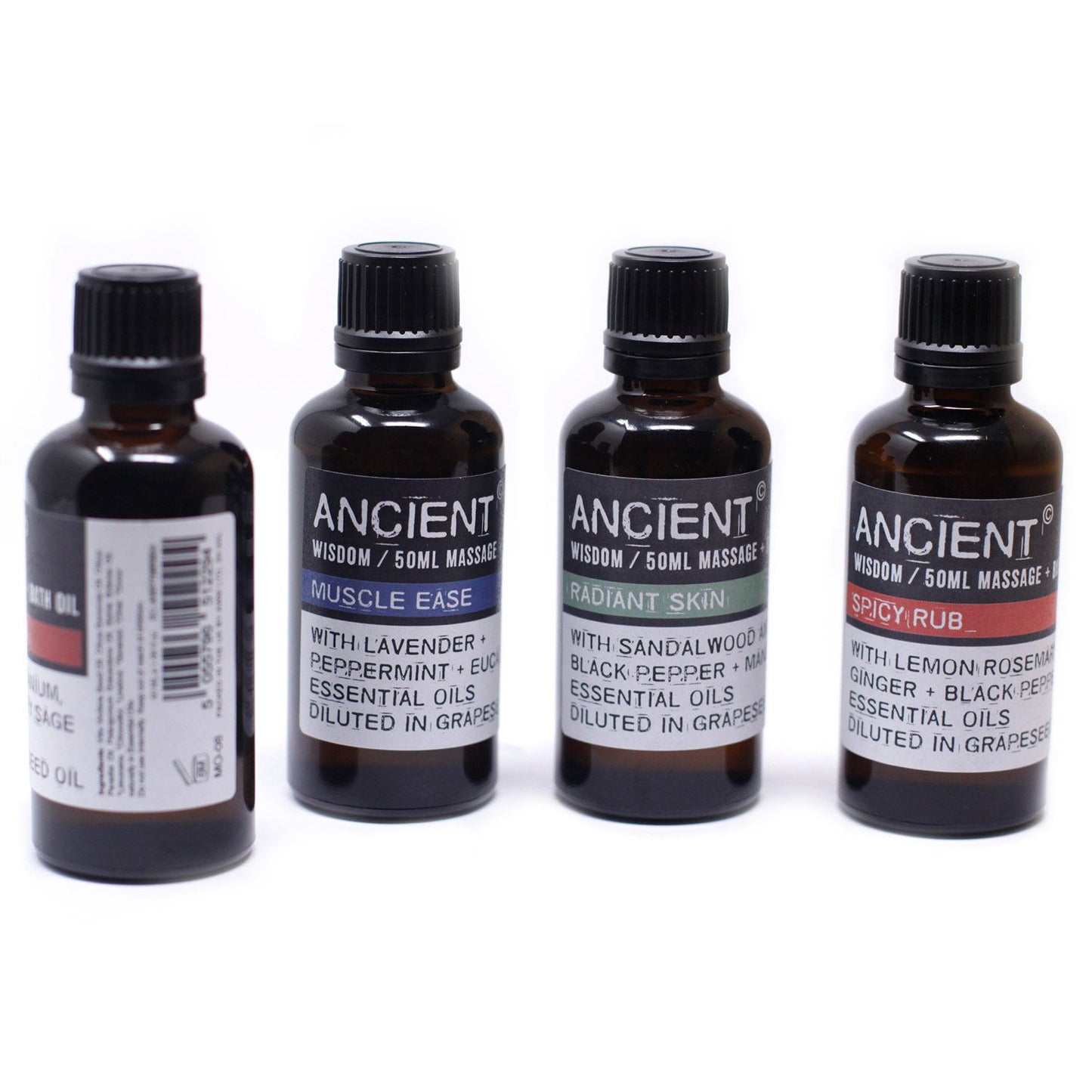 Belebendes Massageöl mit Pfefferminz, Teebaum & Eukalyptus – 50 ml
