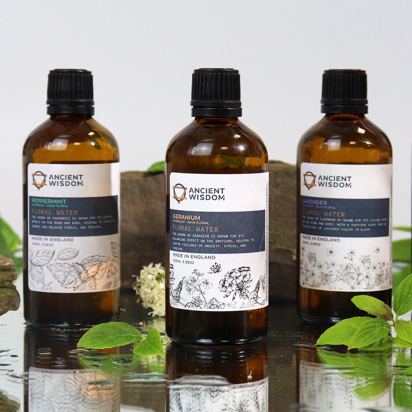 Geranium Hydrolat – Reines Blütenwasser als Gesichtstoner 100 ml