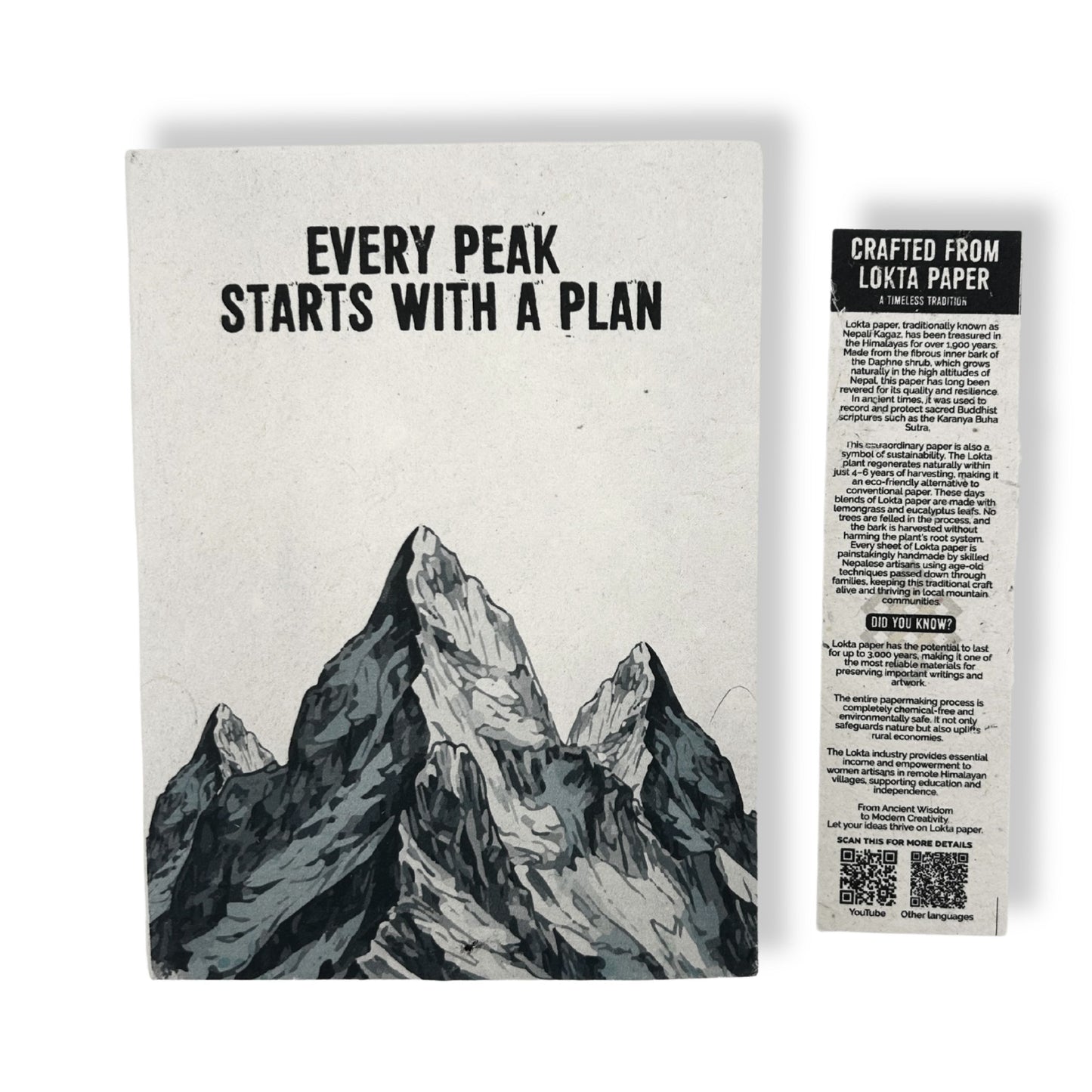 Lokta-Notizbuch 'Every Peak' – Ihr Begleiter für große Pläne
