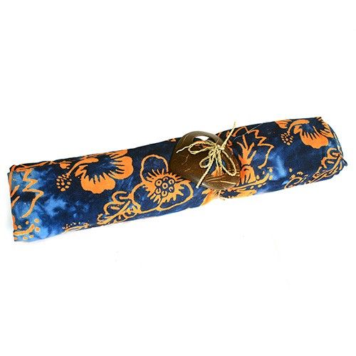 Set mit 4 handbemalten Sarongs – Tropenmuster aus Bali, 155x120 cm