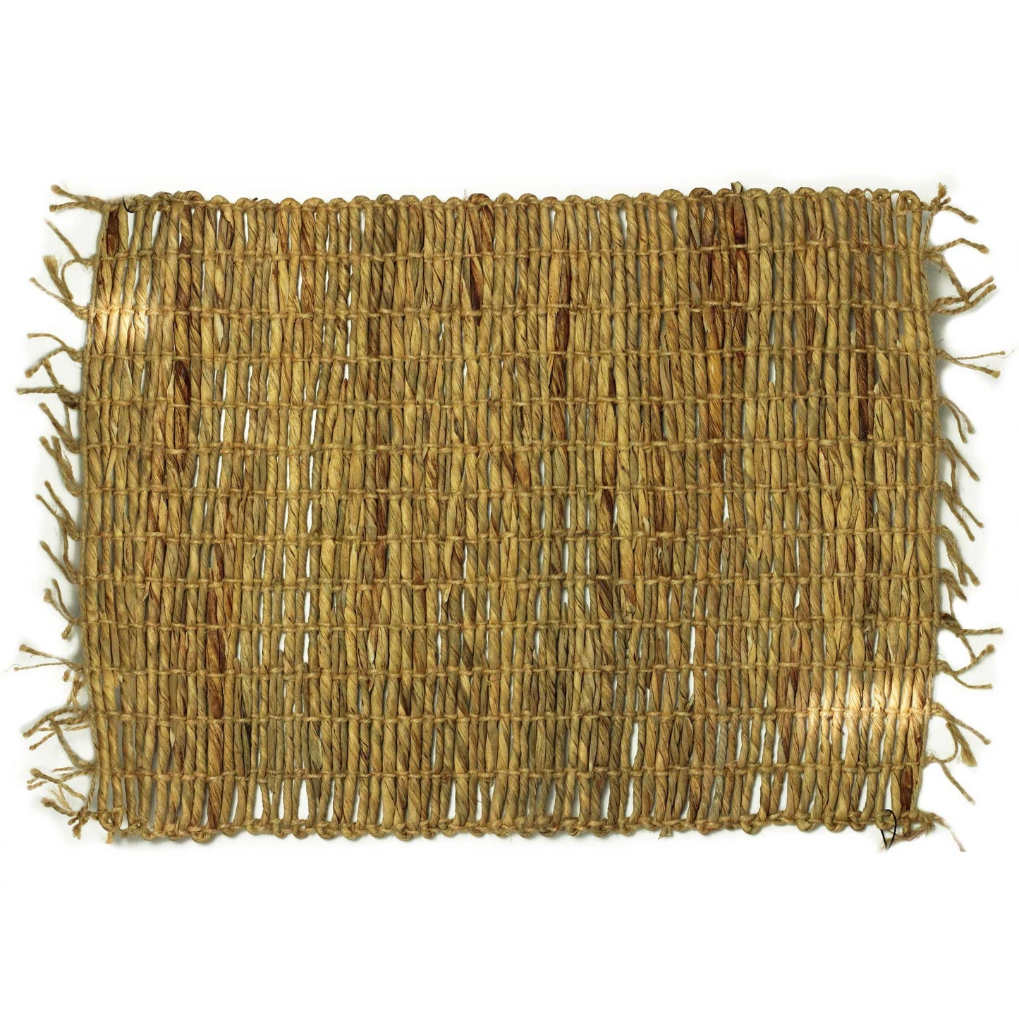 Tischset Robusta mit Fransen – Handgewebt aus Wasserhyazinthe