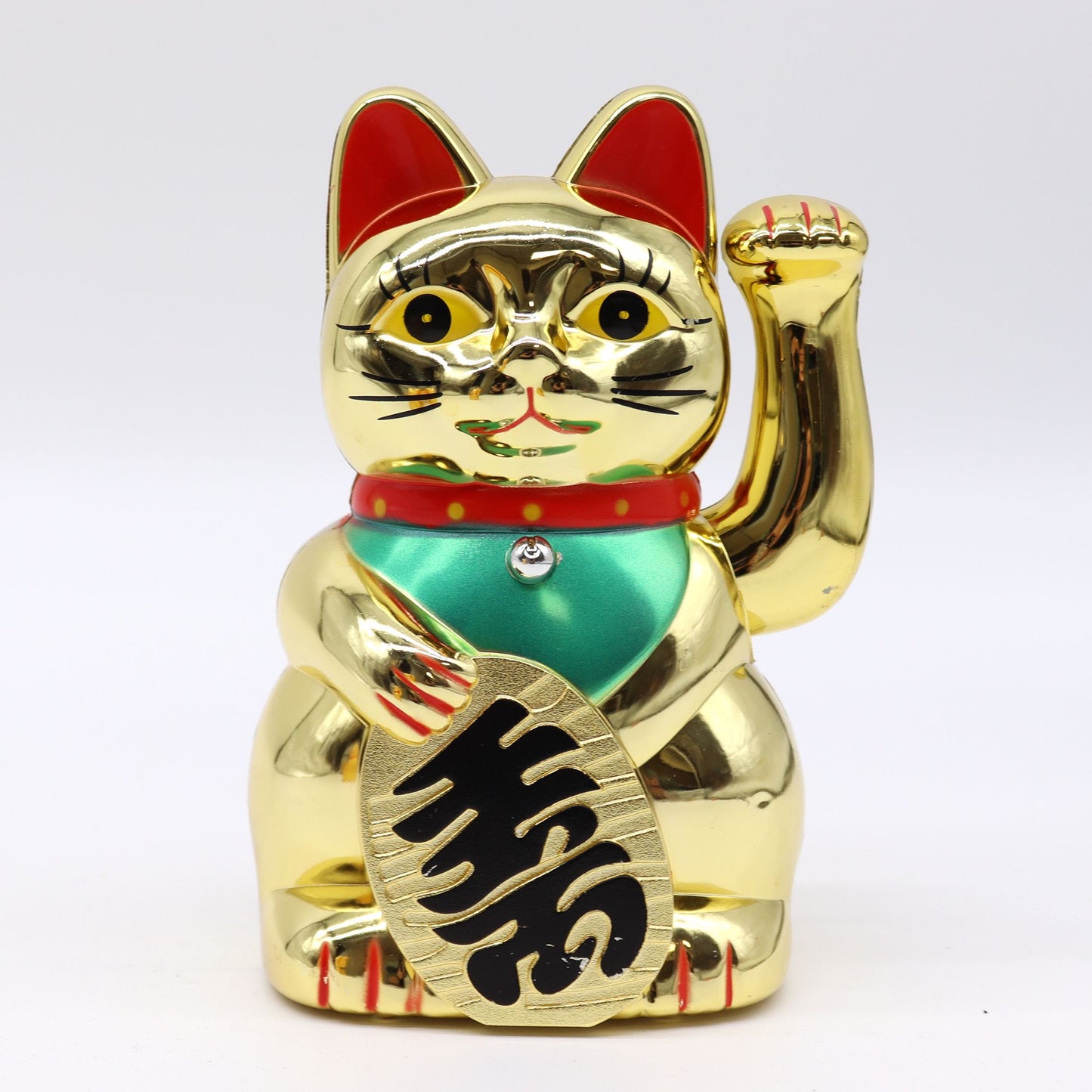 Goldene Winkekatze - Glücksbringer Figur 15 cm