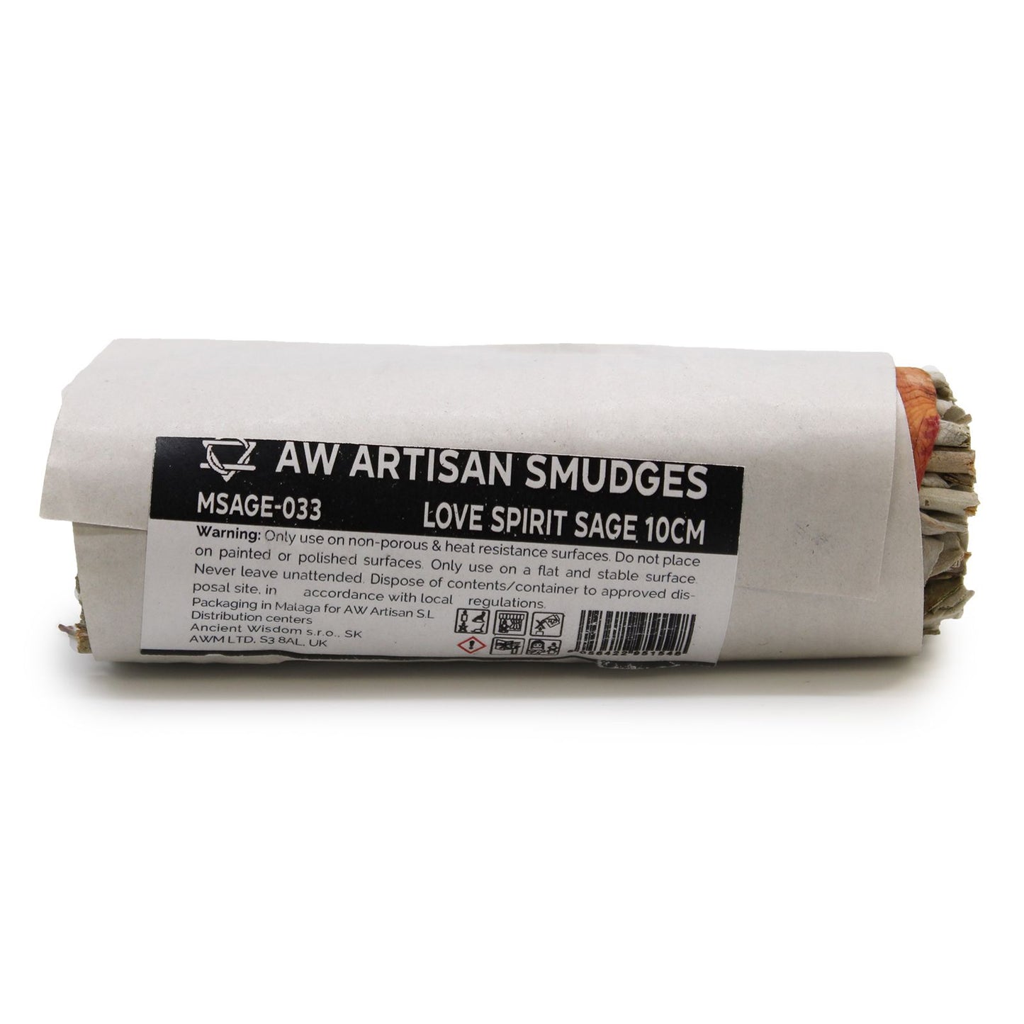 Weißer Salbei Räucherbündel 'Liebesgeist' – 10 cm für Reinigung & Meditation