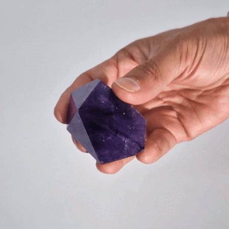 Amethyst-Spitze in mittlerer Farbtiefe | Handselektiertes Sammlerstück 5,5-6,5 cm
