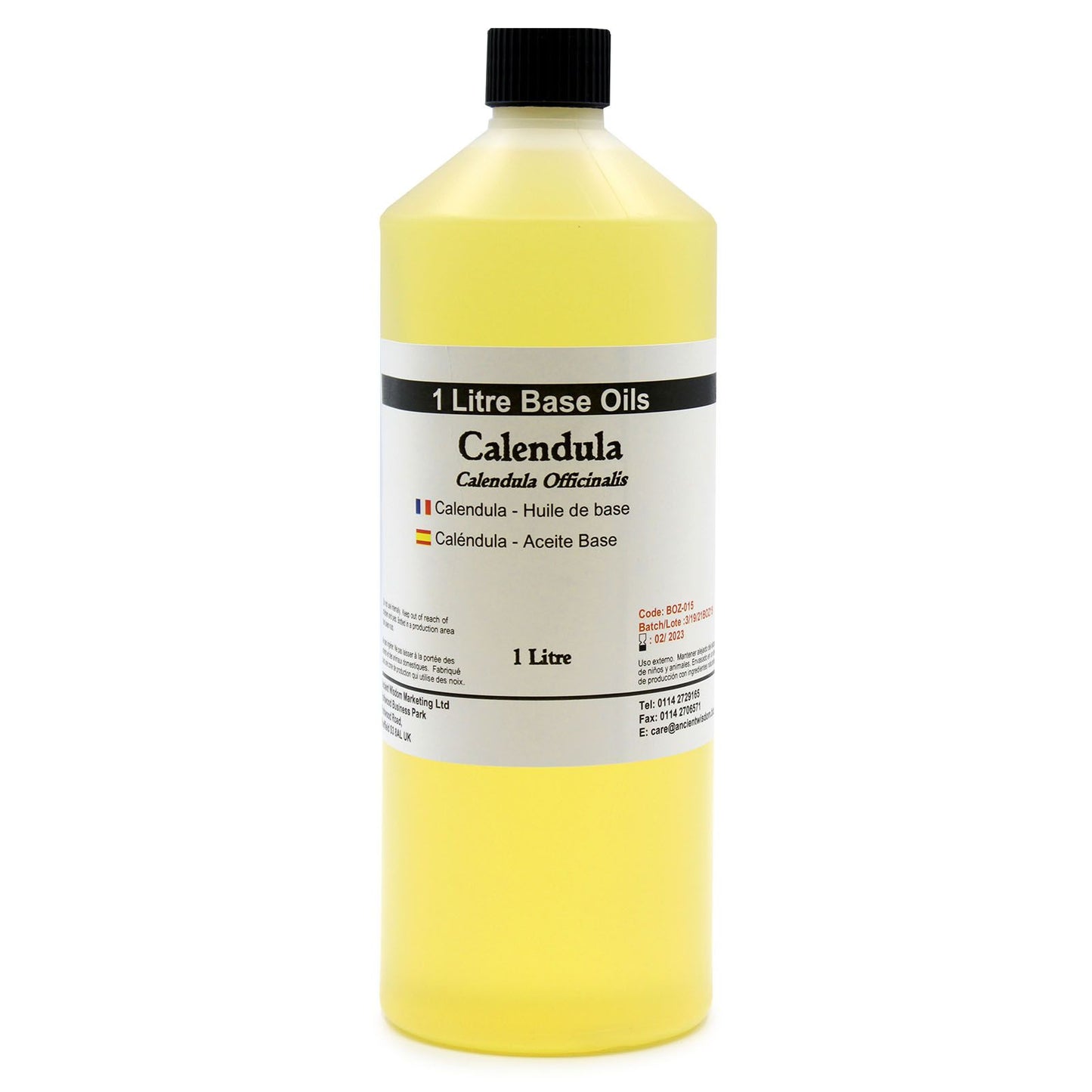 Reines Ringelblumen-Öl (1 Liter) – Natürliches Basisöl für Hautpflege & Aromatherapie