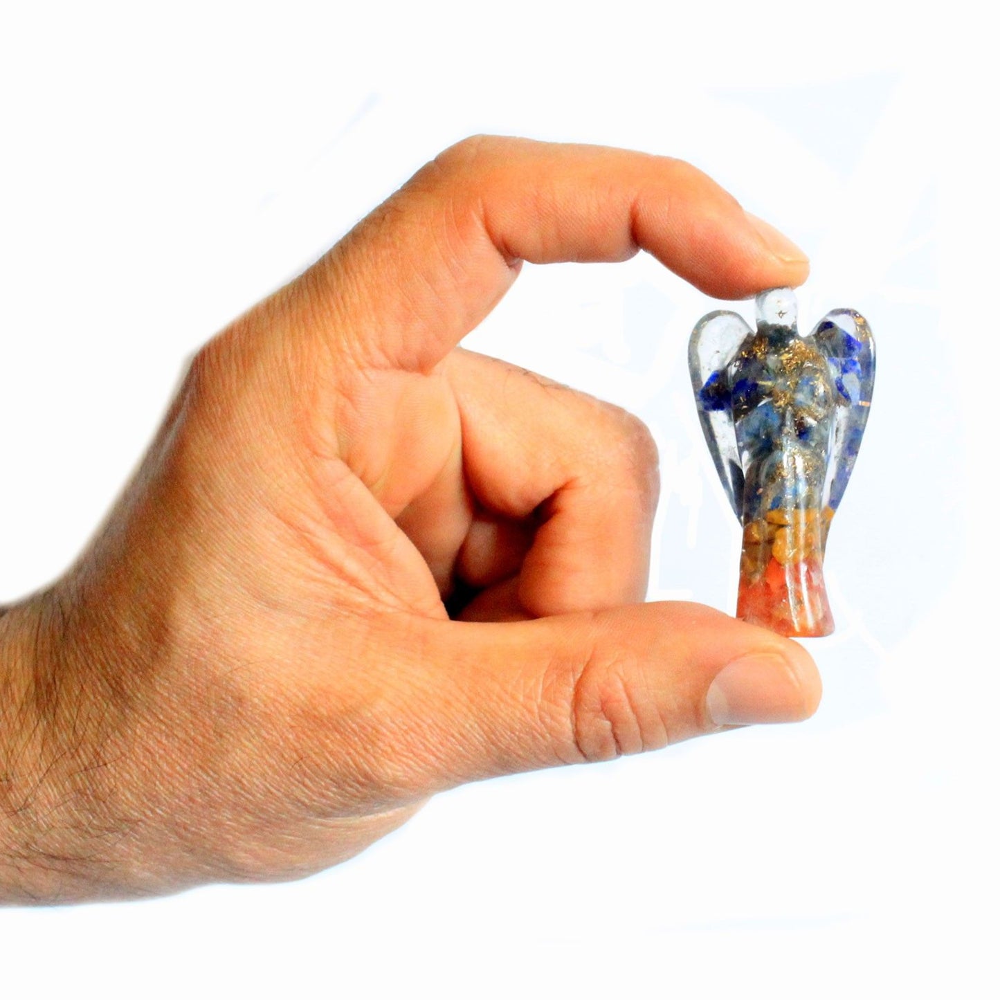 Orgonit-Engelsamulett mit Edelsteinen – Handgefertigter Energieschmuck