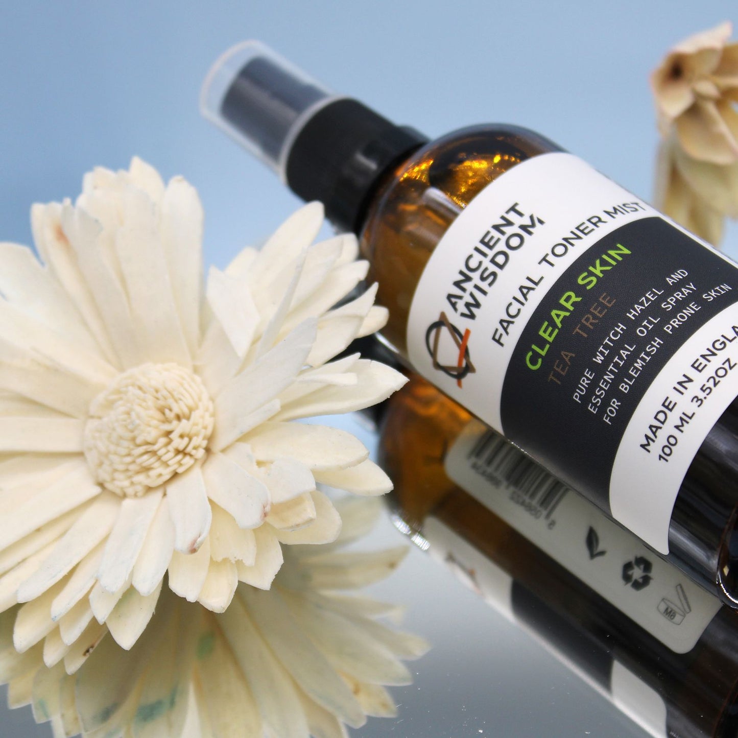Gesichtstoner-Spray mit Zaubernuss & Minze – 100ml für erfrischende Pflege