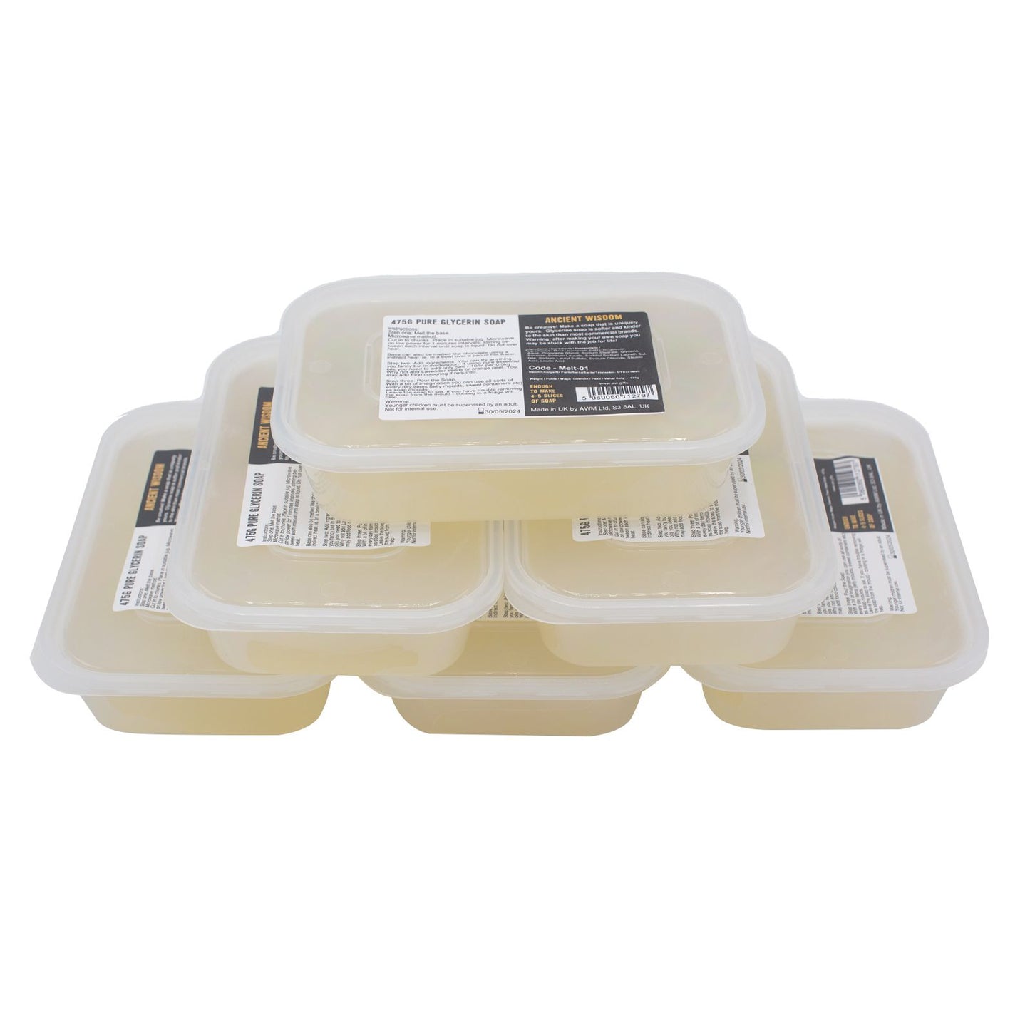 Schmelzgieß-Set für kreative Seifenherstellung (475g)