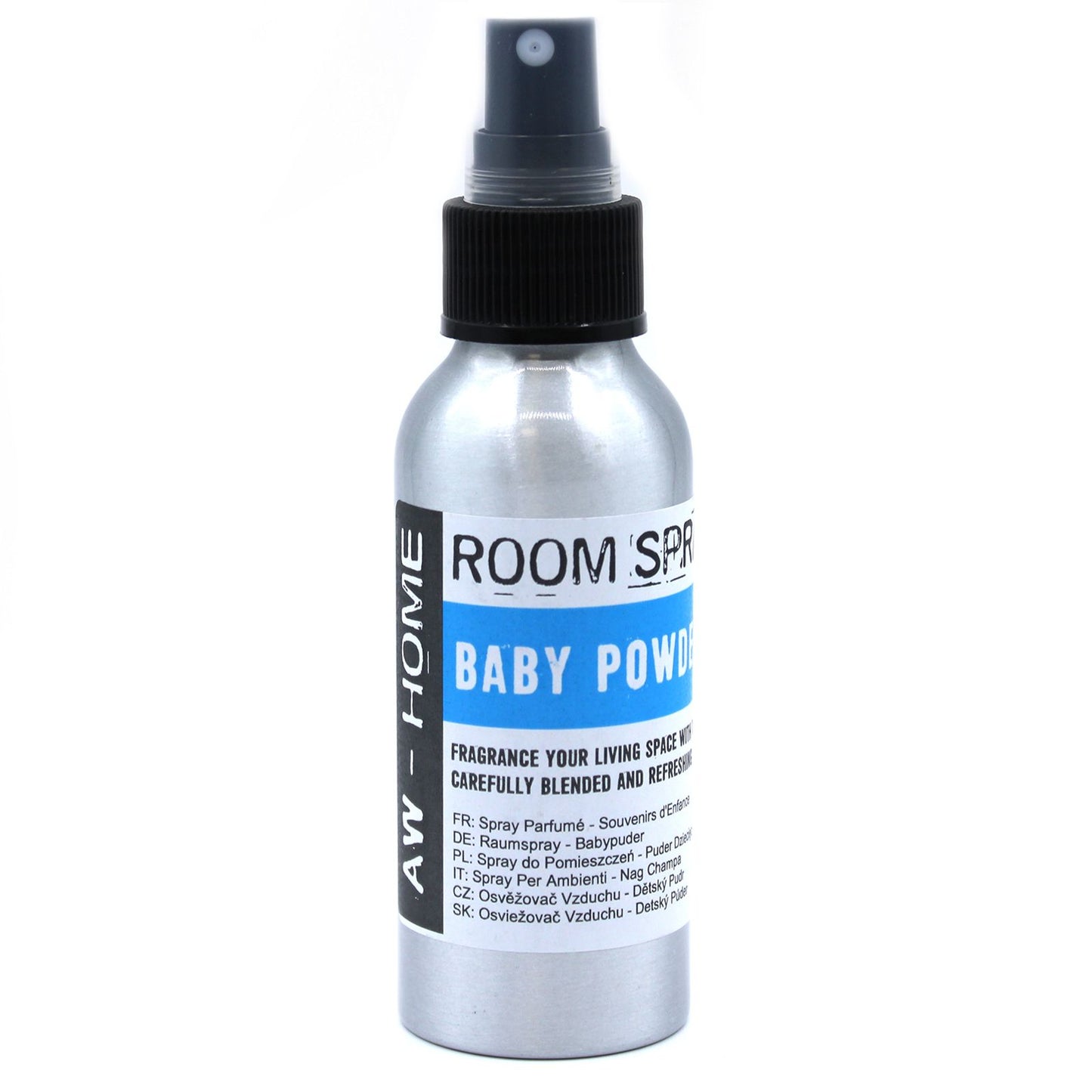 Raumduft Spray Baby Puder - 100ml Aluminiumflasche